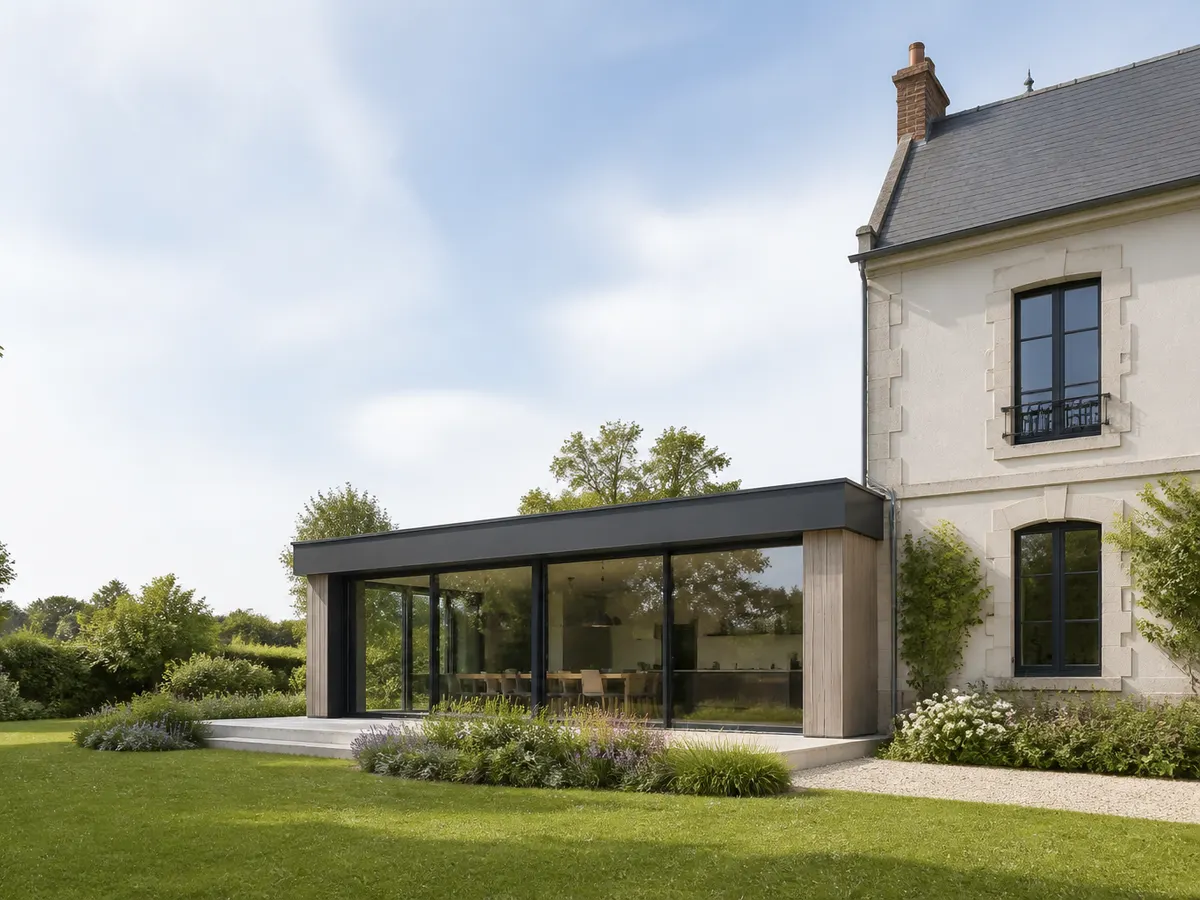 Illustration d’un projet d’agrandissement de maison