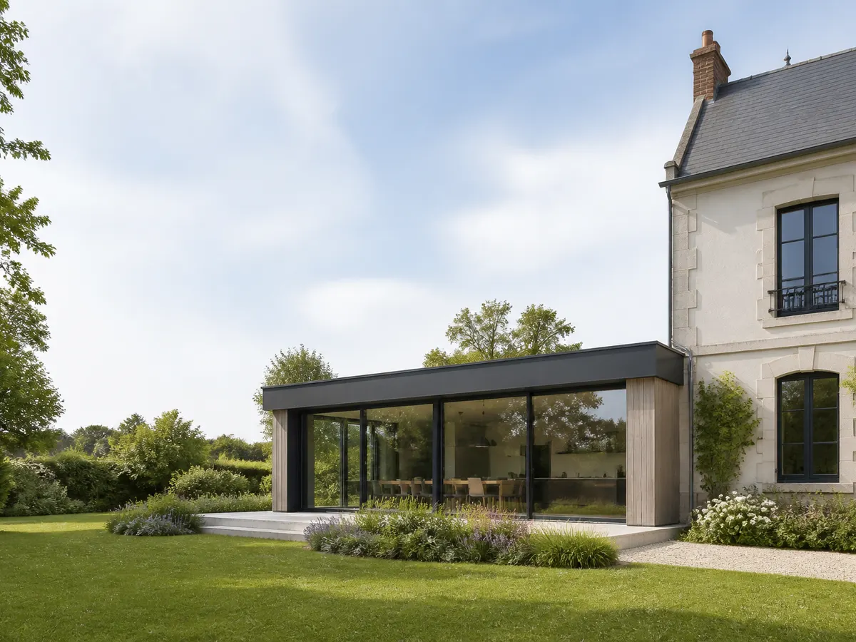 Illustration d’une extension de maison