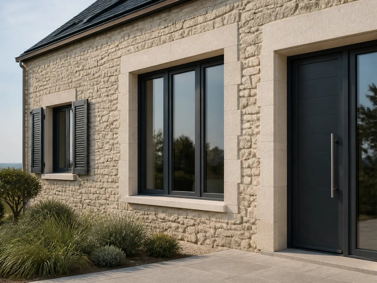 Illustration éditoriale d’ouvertures extérieures sur une maison